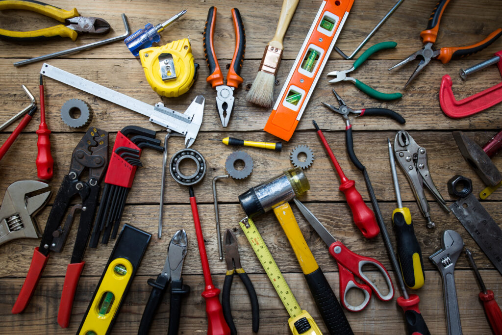 table-with-tools